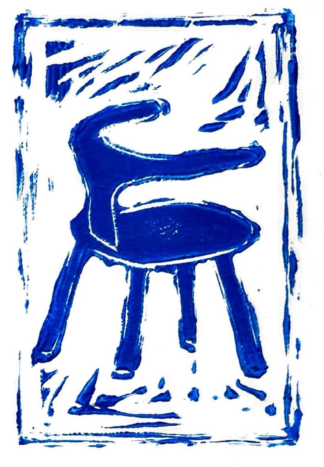 blue chair